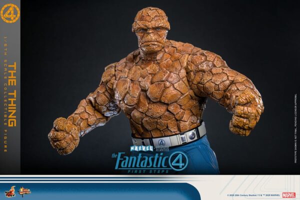 Los Cuatro Fantásticos: primeros pasos Hot Toys Movie Masterpiece 1/6 The Thing 31 cm - Imagen 2