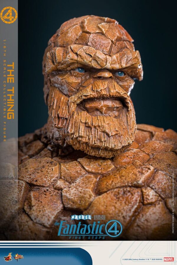 Los Cuatro Fantásticos: primeros pasos Hot Toys Movie Masterpiece 1/6 The Thing 31 cm - Imagen 5