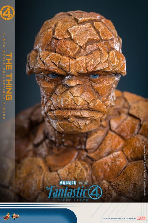 Los Cuatro Fantásticos: primeros pasos Hot Toys Movie Masterpiece 1/6 The Thing 31 cm - Imagen 6