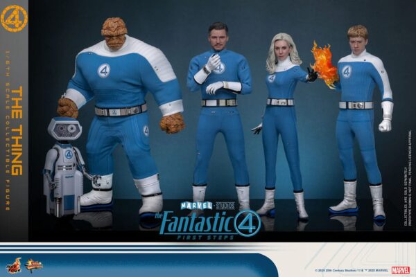 Los Cuatro Fantásticos: primeros pasos Hot Toys Movie Masterpiece 1/6 The Thing 31 cm - Imagen 8