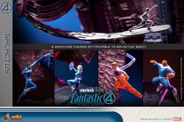 Los Cuatro Fantásticos: primeros pasos Hot Toys Vinilo Jumbo Sofvi Masterpiece Galactus 70 cm - Imagen 6