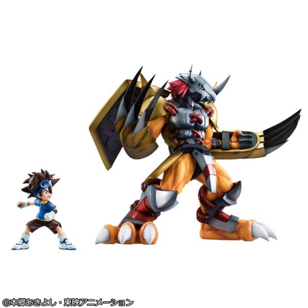 Digimon Adventure Serie Precious G.E.M. Megahouse Wargreymon & Taichi Yagami 25 cm - Imagen 2