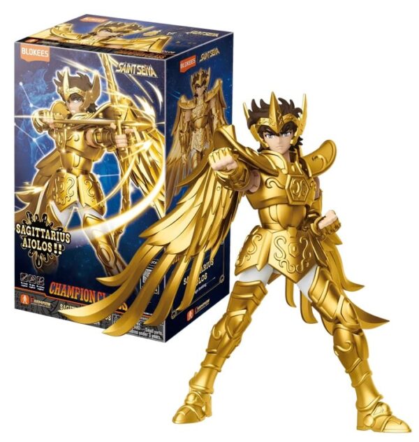Saint Seiya Sagittarius Aiolo Model Kit Champion Class Blokees 15 cm