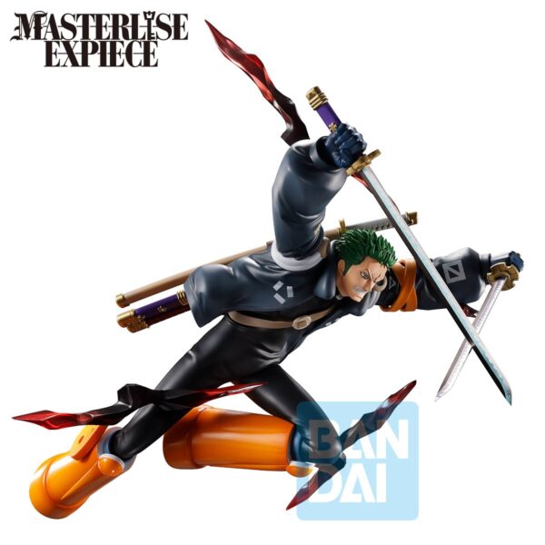 One Piece Roronoa Zoro Masterlise Expiece Burst of Energy Banpresto 15 cm - Imagen 2