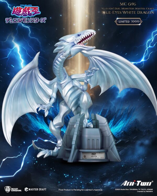 Yu-Gi-Oh! Blue Eyes White Dragon Beast Kingdom Master Craft 37 cm