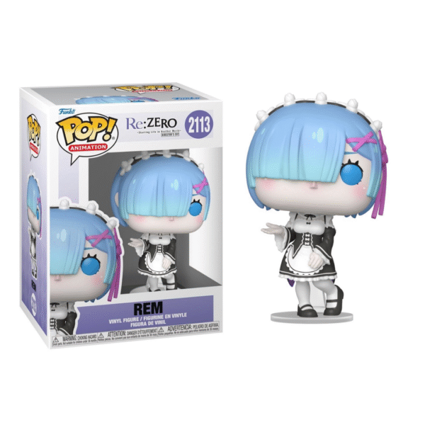 Funko POP! Re:Zero Rem with Chase 2113 (CAJA COMPLETA) - Imagen 2