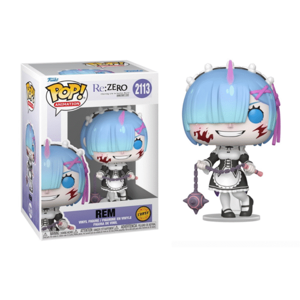 Funko POP! Re:Zero Rem with Chase 2113 (CAJA COMPLETA) - Imagen 3