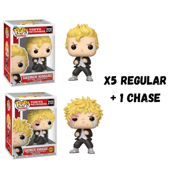 Funko POP! Tokyo Revengers Takemichi with Chase 2131 (CAJA COMPLETA)