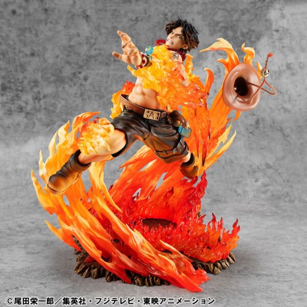 One Piece Megahouse P.O.P. NEO-Maximum Portgas D. Ace 15th Anniversary Super Limited Reprint Ver. 23 cm