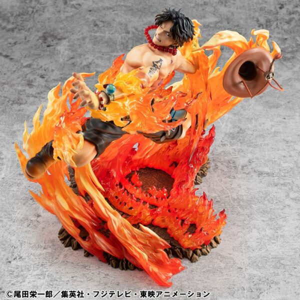 One Piece Megahouse P.O.P. NEO-Maximum Portgas D. Ace 15th Anniversary Super Limited Reprint Ver. 23 cm - Imagen 2