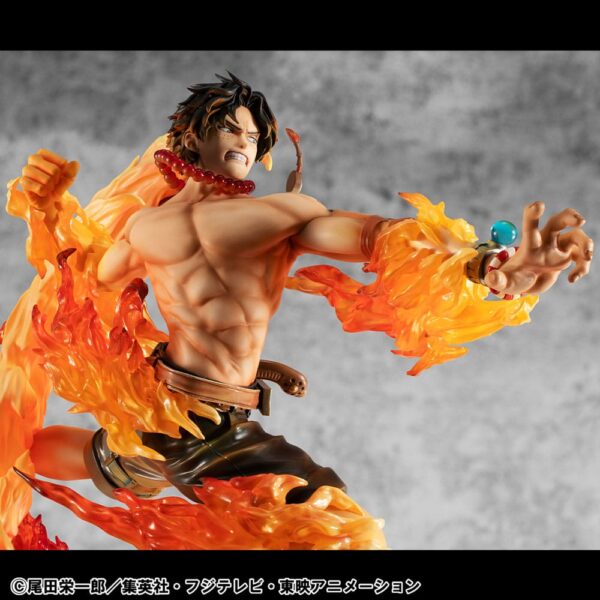 One Piece Megahouse P.O.P. NEO-Maximum Portgas D. Ace 15th Anniversary Super Limited Reprint Ver. 23 cm - Imagen 15