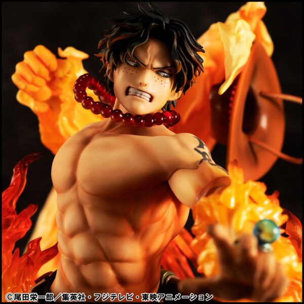 One Piece Megahouse P.O.P. NEO-Maximum Portgas D. Ace 15th Anniversary Super Limited Reprint Ver. 23 cm - Imagen 7