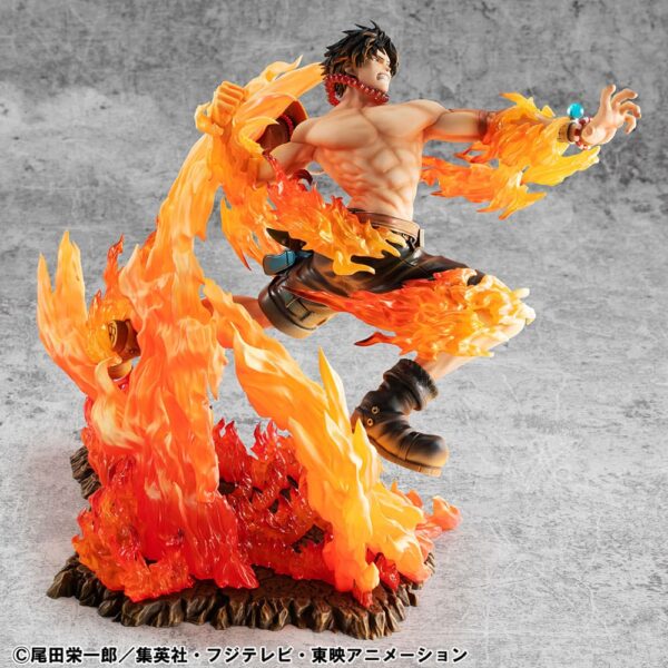 One Piece Megahouse P.O.P. NEO-Maximum Portgas D. Ace 15th Anniversary Super Limited Reprint Ver. 23 cm - Imagen 3