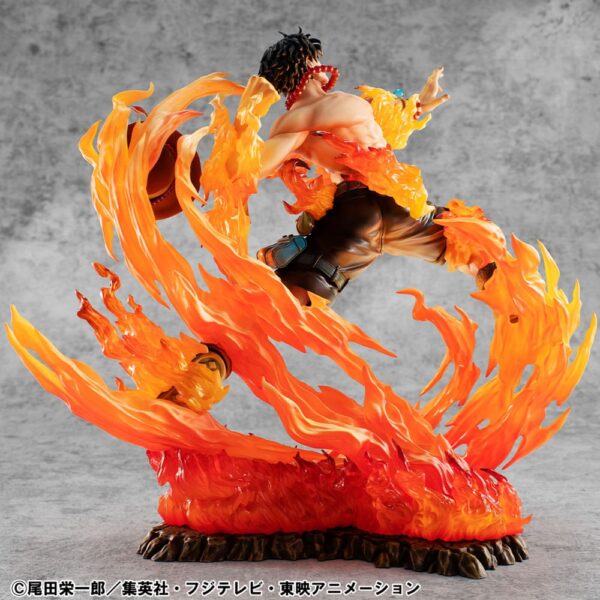 One Piece Megahouse P.O.P. NEO-Maximum Portgas D. Ace 15th Anniversary Super Limited Reprint Ver. 23 cm - Imagen 4