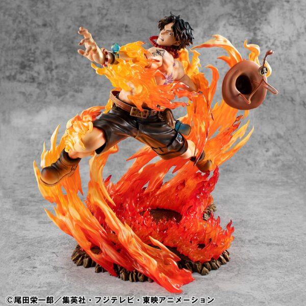 One Piece Megahouse P.O.P. NEO-Maximum Portgas D. Ace 15th Anniversary Super Limited Reprint Ver. 23 cm - Imagen 6
