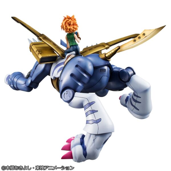 Digimon Adventure Megahouse G.E.M. Precious Metal Garurumon & Ishida Yamato 30 cm - Imagen 5