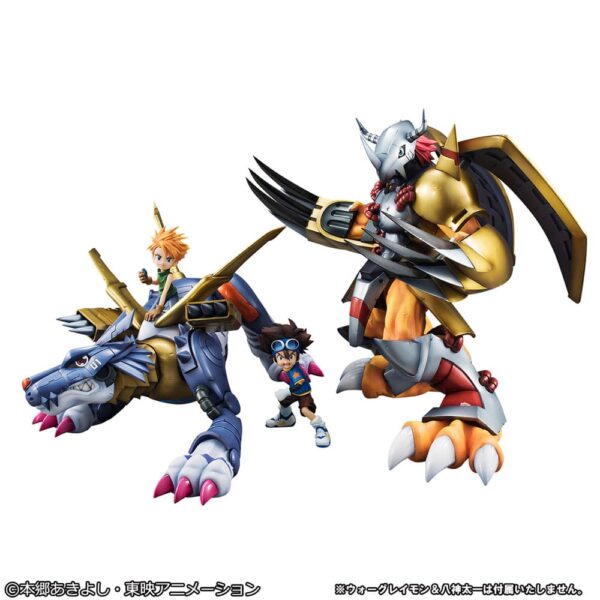 Digimon Adventure Megahouse G.E.M. Precious Metal Garurumon & Ishida Yamato 30 cm - Imagen 7