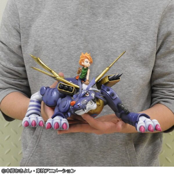 Digimon Adventure Megahouse G.E.M. Precious Metal Garurumon & Ishida Yamato 30 cm - Imagen 8