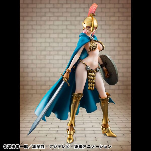One Piece Megahouse P.O.P. Gladiator Rebecca Sailing Again Super Limited Reprint Ver. 22 cm