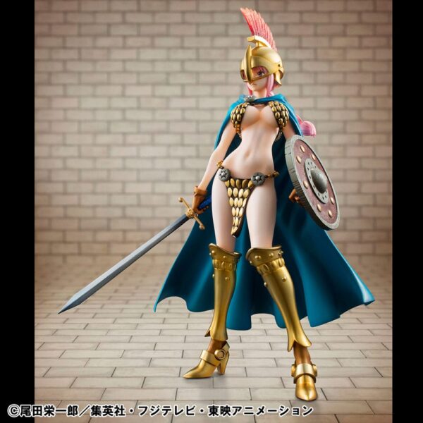 One Piece Megahouse P.O.P. Gladiator Rebecca Sailing Again Super Limited Reprint Ver. 22 cm - Imagen 2
