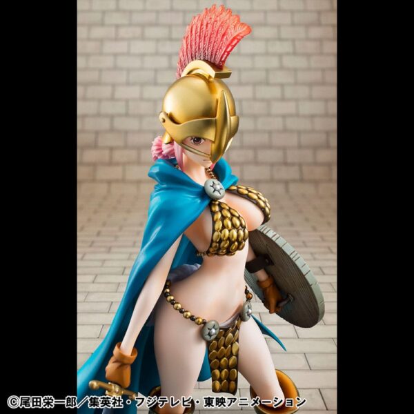 One Piece Megahouse P.O.P. Gladiator Rebecca Sailing Again Super Limited Reprint Ver. 22 cm - Imagen 4