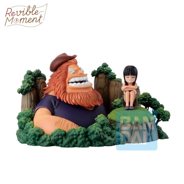 One Piece Saul & Robin Dramatic Memories Revible Moment Bandai 13 cm - Imagen 2