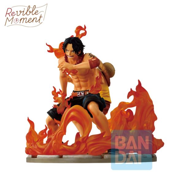 One Piece Ace & Luffy Dramatic Memories Revible Moment Bandai 15cm - Imagen 3