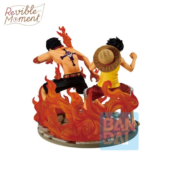 One Piece Ace & Luffy Dramatic Memories Revible Moment Bandai 15cm - Imagen 4