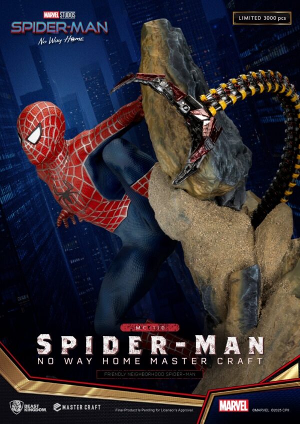 Marvel Friendly Neighborhood Spider-Man Beast Kingdom Master Craft 36 cm - Imagen 3