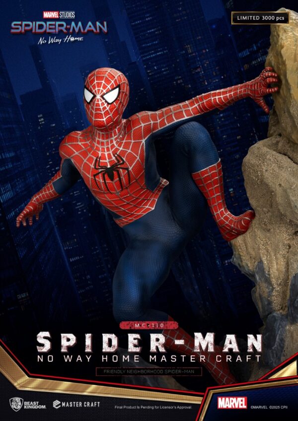 Marvel Friendly Neighborhood Spider-Man Beast Kingdom Master Craft 36 cm - Imagen 4