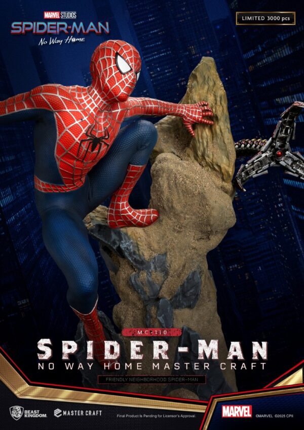 Marvel Friendly Neighborhood Spider-Man Beast Kingdom Master Craft 36 cm - Imagen 5