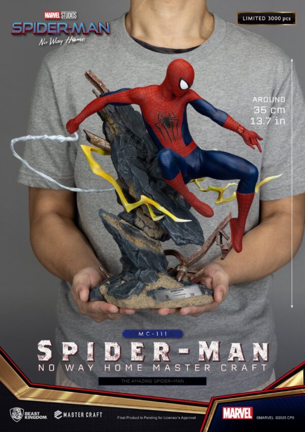 Marvel The Amazing Spider-Man Beast Kingdom Master Craft 35 cm - Imagen 6