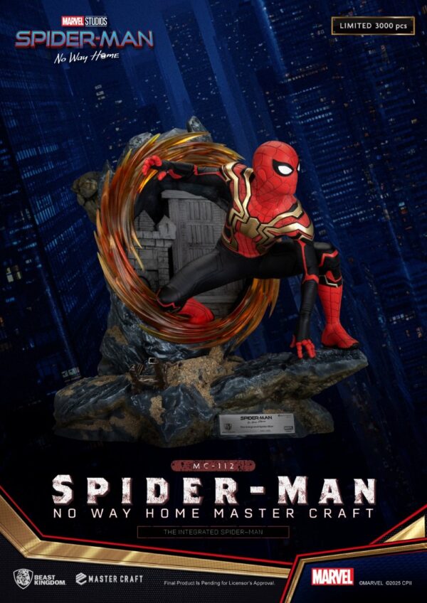 Marvel The Integrated Spider-Man Beast Kingdom Master Craft 31,5 cm - Imagen 2
