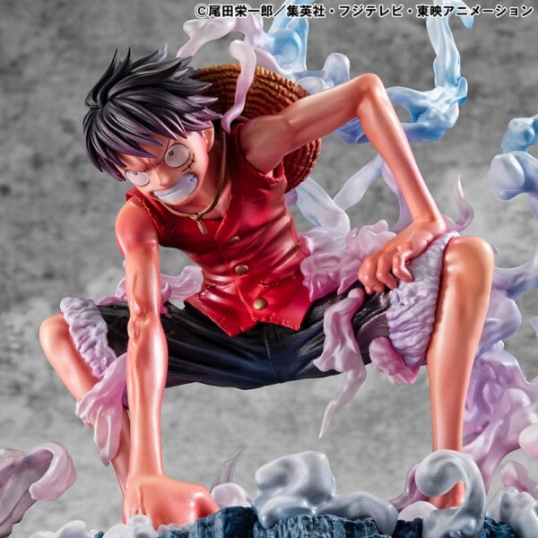 One Piece Monkey D. Luffy Gear 2 Megahouse Limited Edition 19 cm - Imagen 4