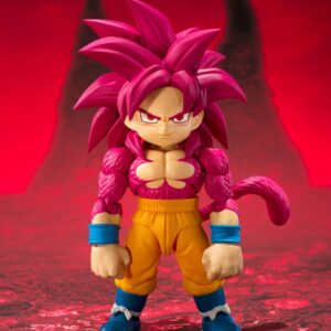 Dragon Ball Daima Tamashii Nations S.H.Figuarts Super Saiyan 4 Son Goku (mini) 8 cm