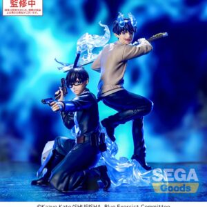 PACK 2 Figuras Blue Exorcist Yukio Okumura y Rin Okumura Sega Goods Xross Link