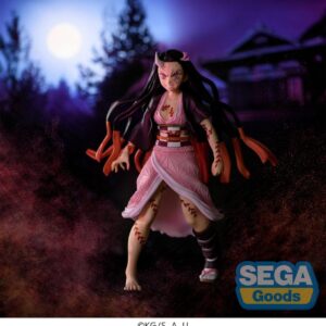 Kimetsu no Yaiba FIGURIZMa Sega Goods Nezuko Kamado Demon Form Advancing Ver. (Rerelease) 21 cm