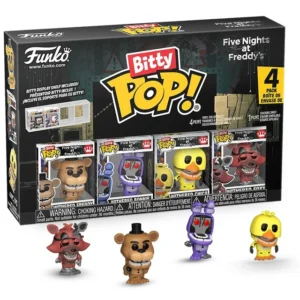 Bitty Pop! FIVE NIGHTS AT FREDDY'S Pack 4 (Freddy, Bonnie, Chica, Foxy)