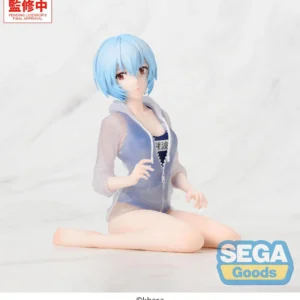 EVANGELION Rei Ayanami School Swimsuit Sega Goods Yumemirize 13 cm