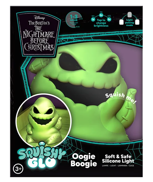 The Nightmare Before Christmas Oogie Boogie 'SquishyGlo' Décorative Light Paladone 15 cm - Imagen 2