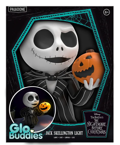 The Nightmare Before Christmas Jack GloBuddie Light Paladone 17 cm - Imagen 2