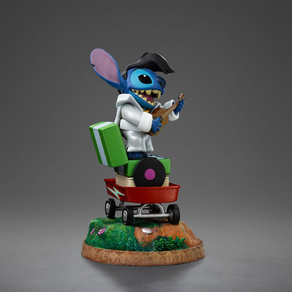 Lilo & Stitch Iron Studios 1/10 Art Scale Stitch King of Rock 17 cm - Imagen 2