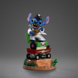 Lilo & Stitch Iron Studios 1/10 Art Scale Stitch King of Rock 17 cm
