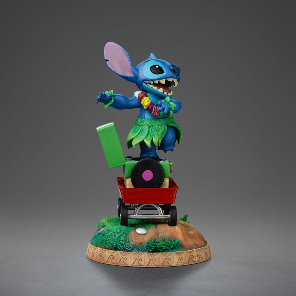 Lilo & Stitch Iron Studios 1/10 Art Scale Stitch Hula 17 cm - Imagen 3