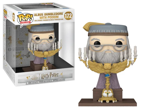 Funko Pop! Deluxe HARRY POTTER Albus Dumbledore with Podium 172