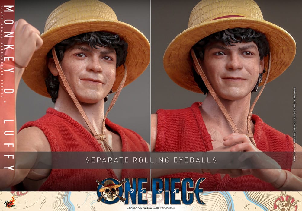 One Piece (Netflix) Hot Toys 1/6 Monkey D. Luffy 31 cm - Imagen 10