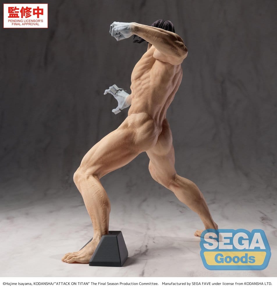 Ataque a los Titanes GigantiX Sega Goods Eren Yeager Armored Titan Ver. 25 cm - Imagen 2
