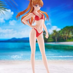 Rebuild of Evangelion Pop Up Parade Beach Queens Asuka Shikinami Langley (Bikini Style) L Size 23 cm