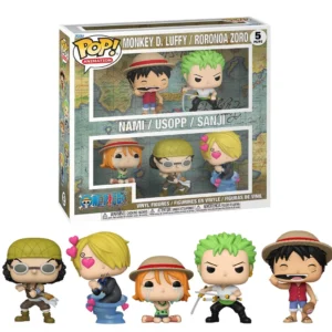 Funko Pop! 5 Pack One Piece (Monkey D. Luffy, Roronoa Zoro, Nami, Usopp, Sanji)