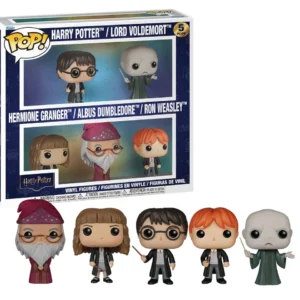 Funko Pop! 5 Pack Harry Potter (Harry Potter, Lord Voldemort, Hermione Granger, Albus Dumbledore, Ron Weasley)
